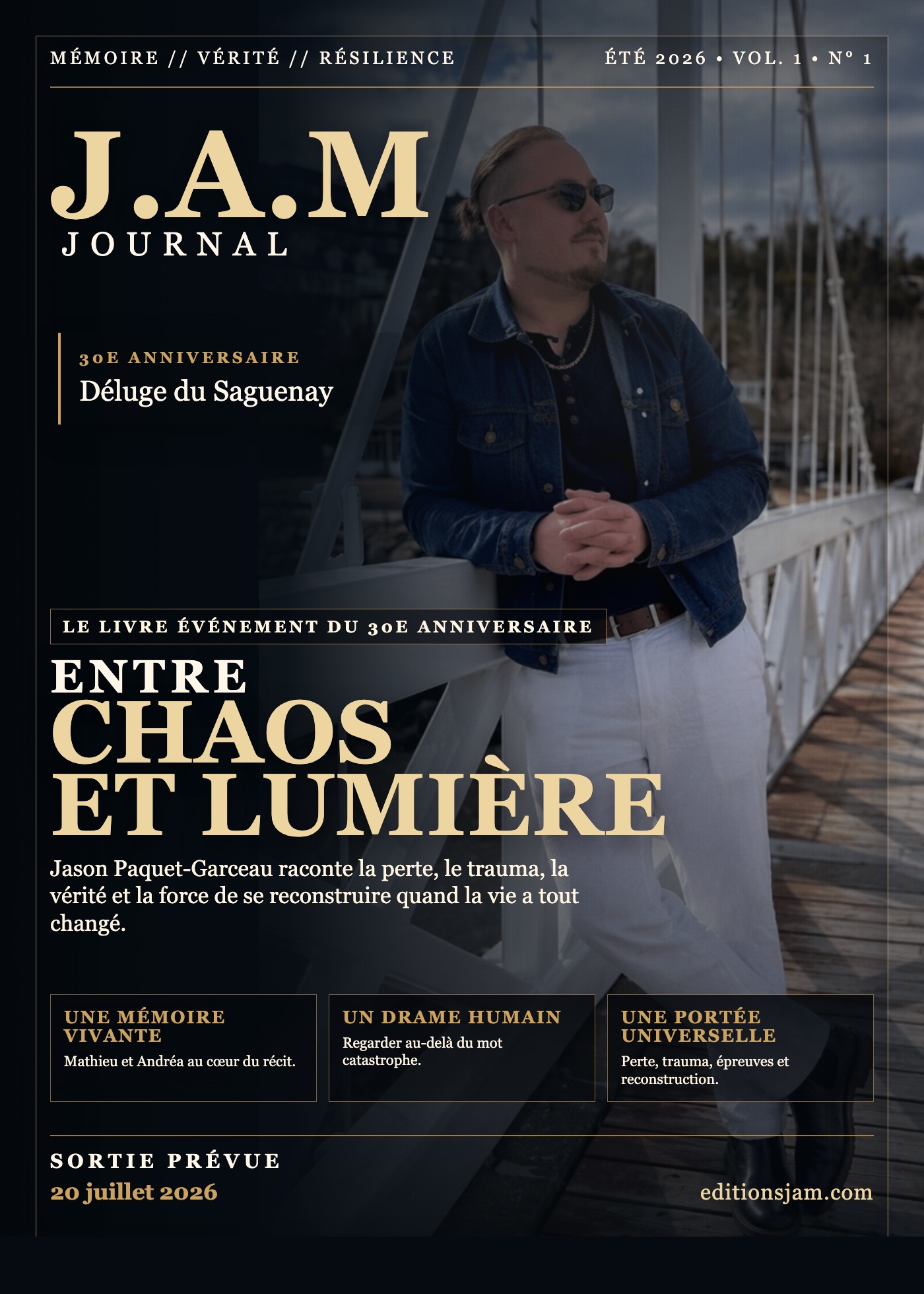 Couverture de l’édition 1 du Journal J.A.M